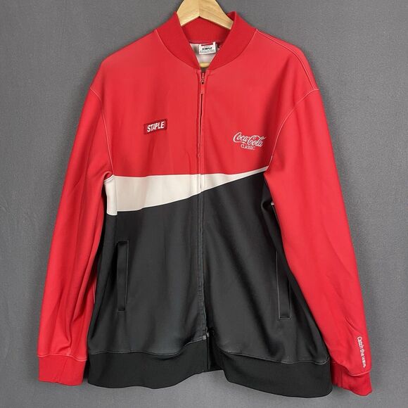 Staple Other - Staple X Coca Cola Track Jacket In Red Size Large